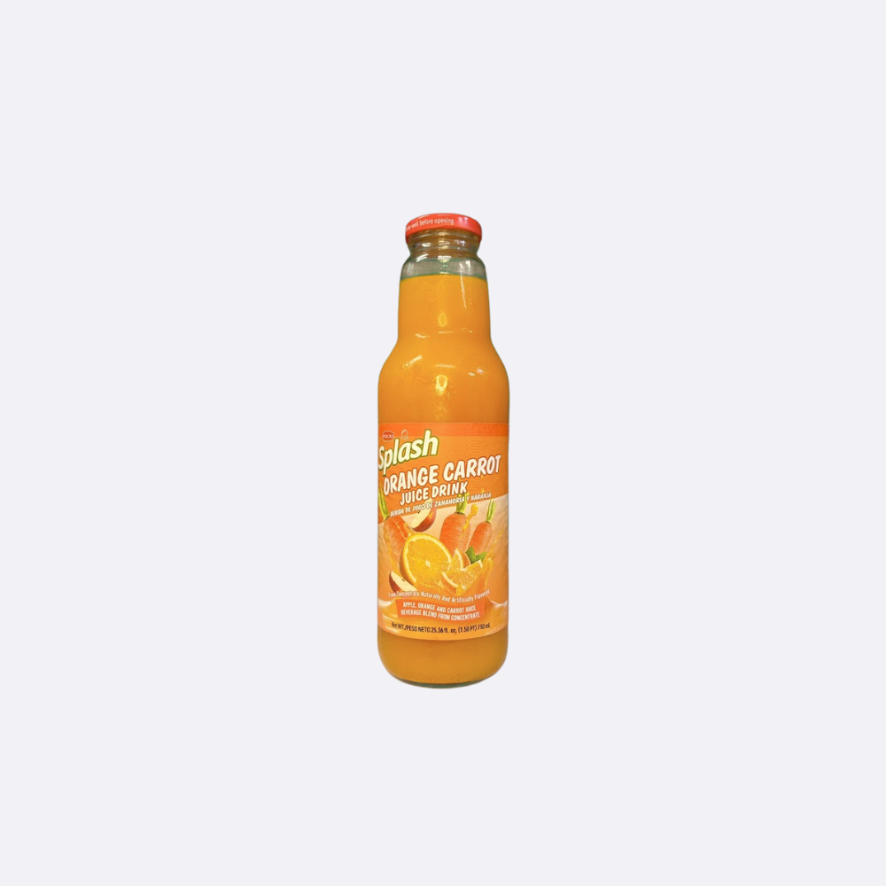 Splash Naranja y Zanahoria - Botella X 25.36 OZ