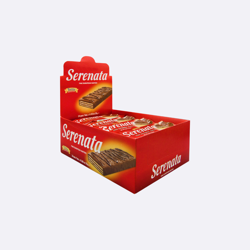 Tottis Quality Serenata Waffer de Chocolate - Caja X 24 Unidades-Las Americas Supermarket