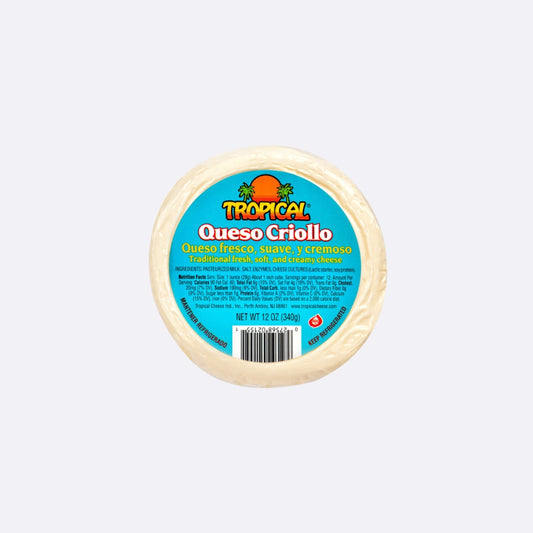 Tropical Queso Criollo - Unidad X 12 OZ