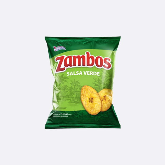 Zambos Plátanos Fritos en Salsa Verde - Paquete X 150 GR